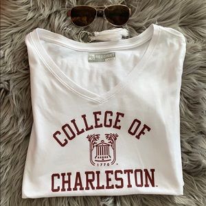 College of Charleston V-neck T-shirt